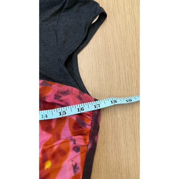 Trina Turk L.A Women's Mock Strapless Watercolor Dress Size 6 Wool / Silk 1716 - Picture 8 of 9